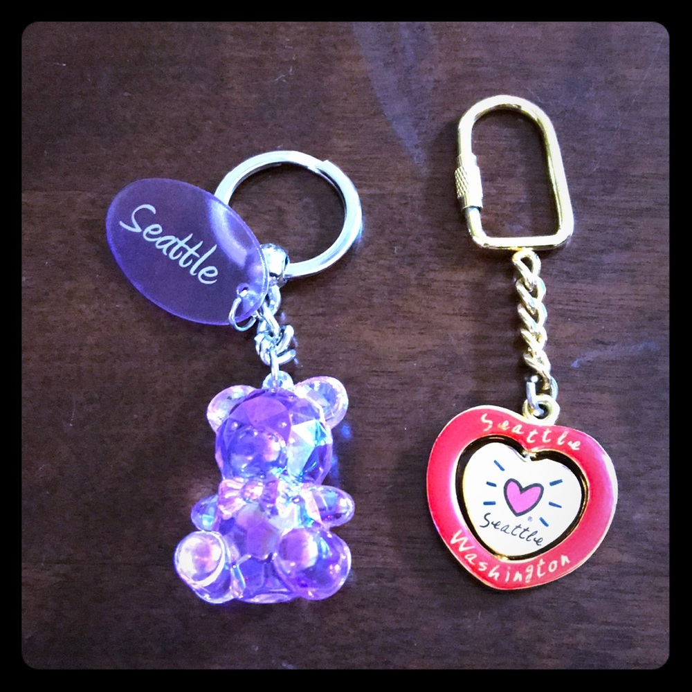 Cute Seattle Keychains (2)